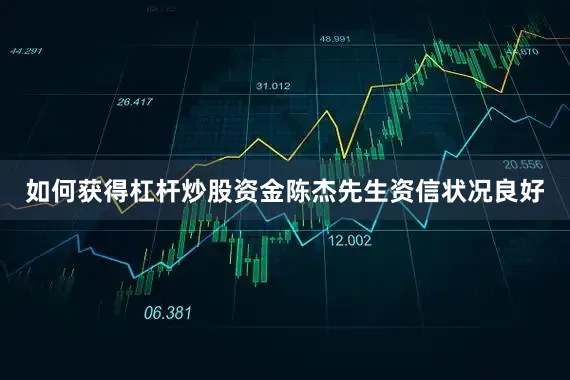 如何获得杠杆炒股资金陈杰先生资信状况良好